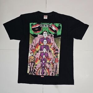 Supreme T Shirt M Black Green Red Gilbert & George Death